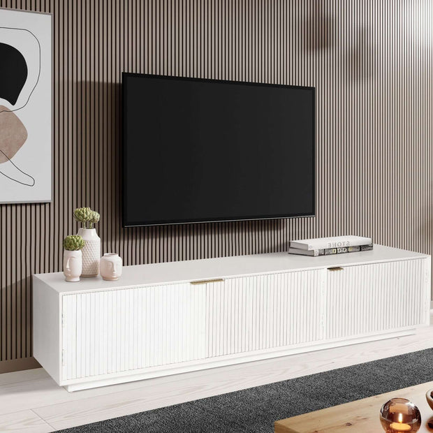 white tv cabinet