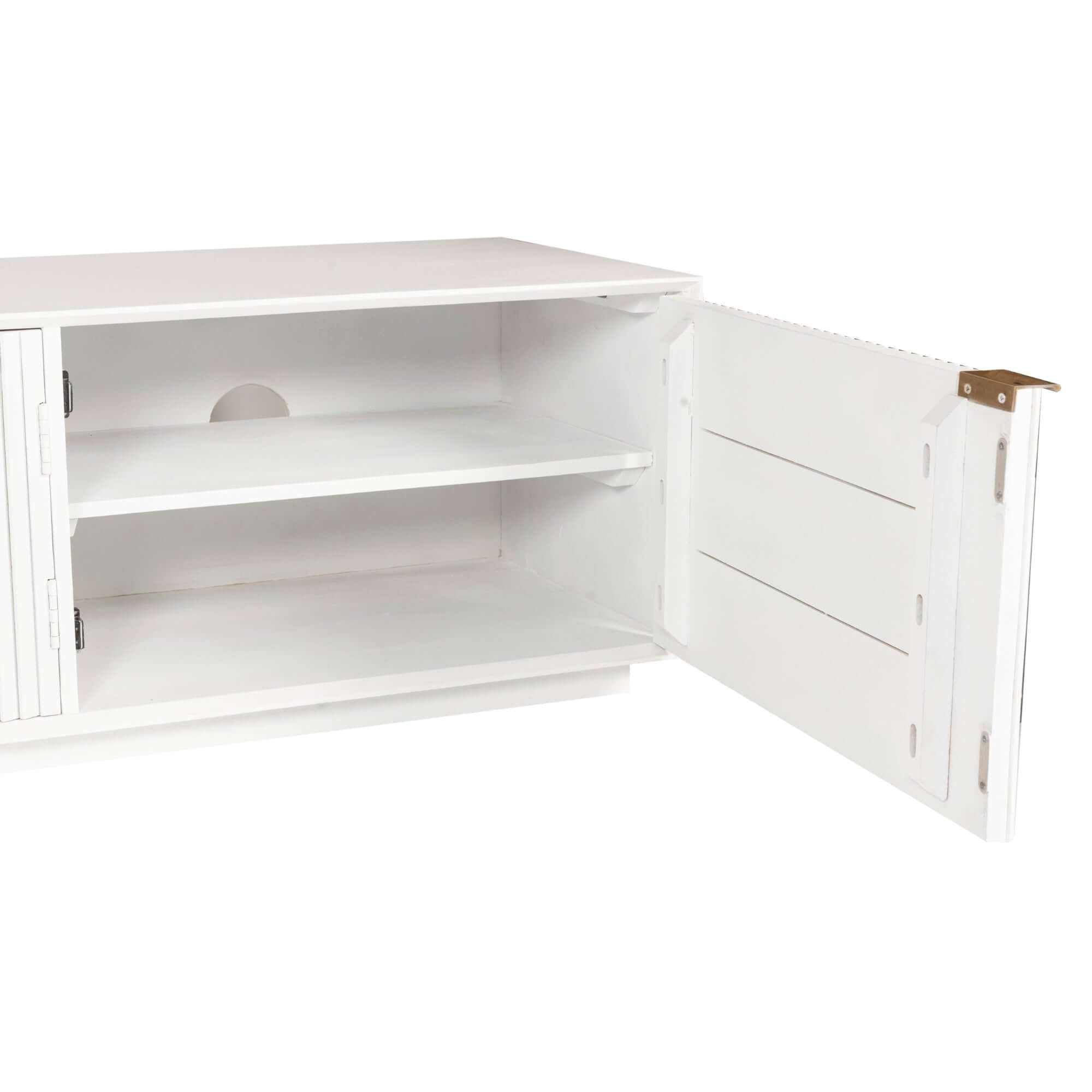 white tv cabinet