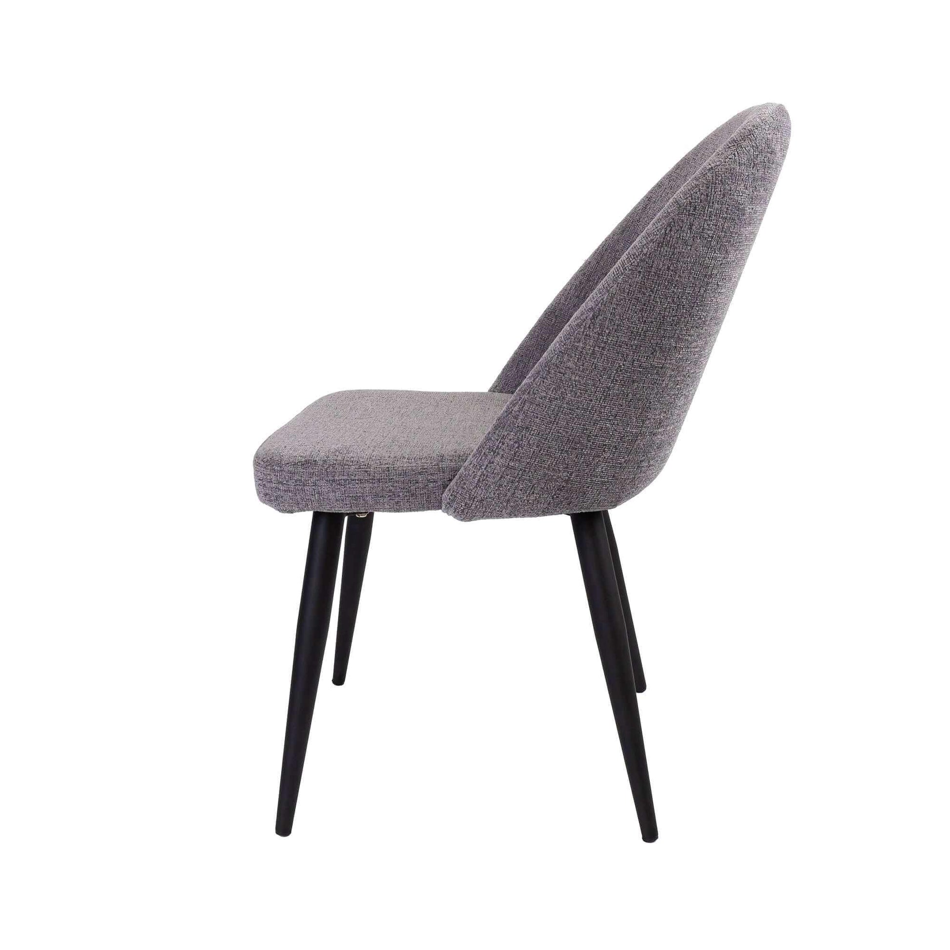 Erin Mid Century Modern Dining Chairs Set - Fog