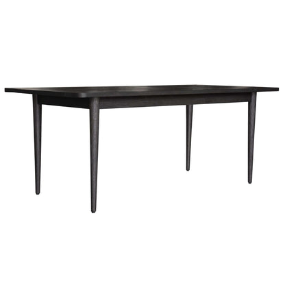 Claire Solid Oak Dining Table 180cm - Black