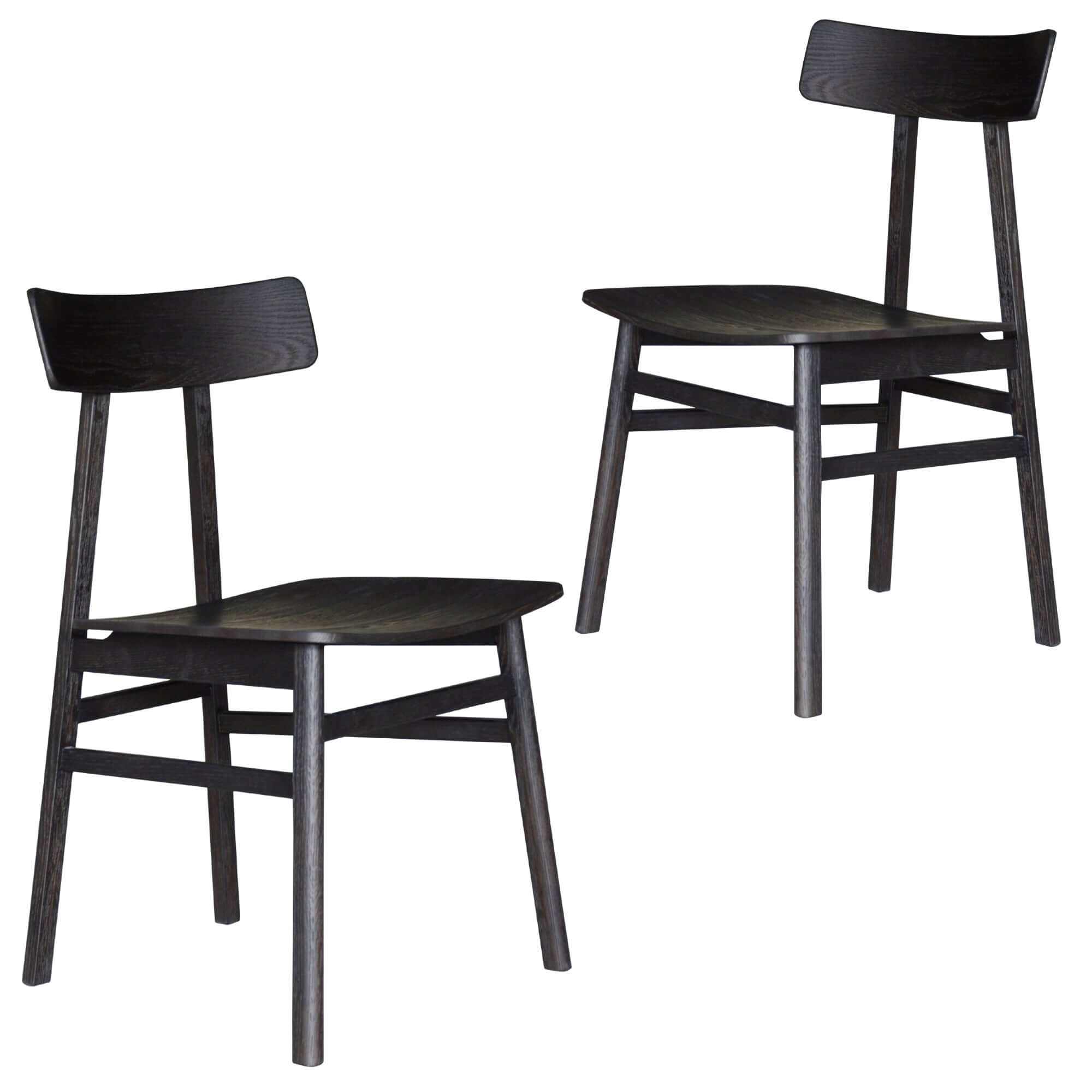 black dining chairs set of 2