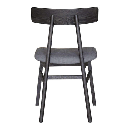 Claire Set Of 4 Mid Century Dining Chairs - Black