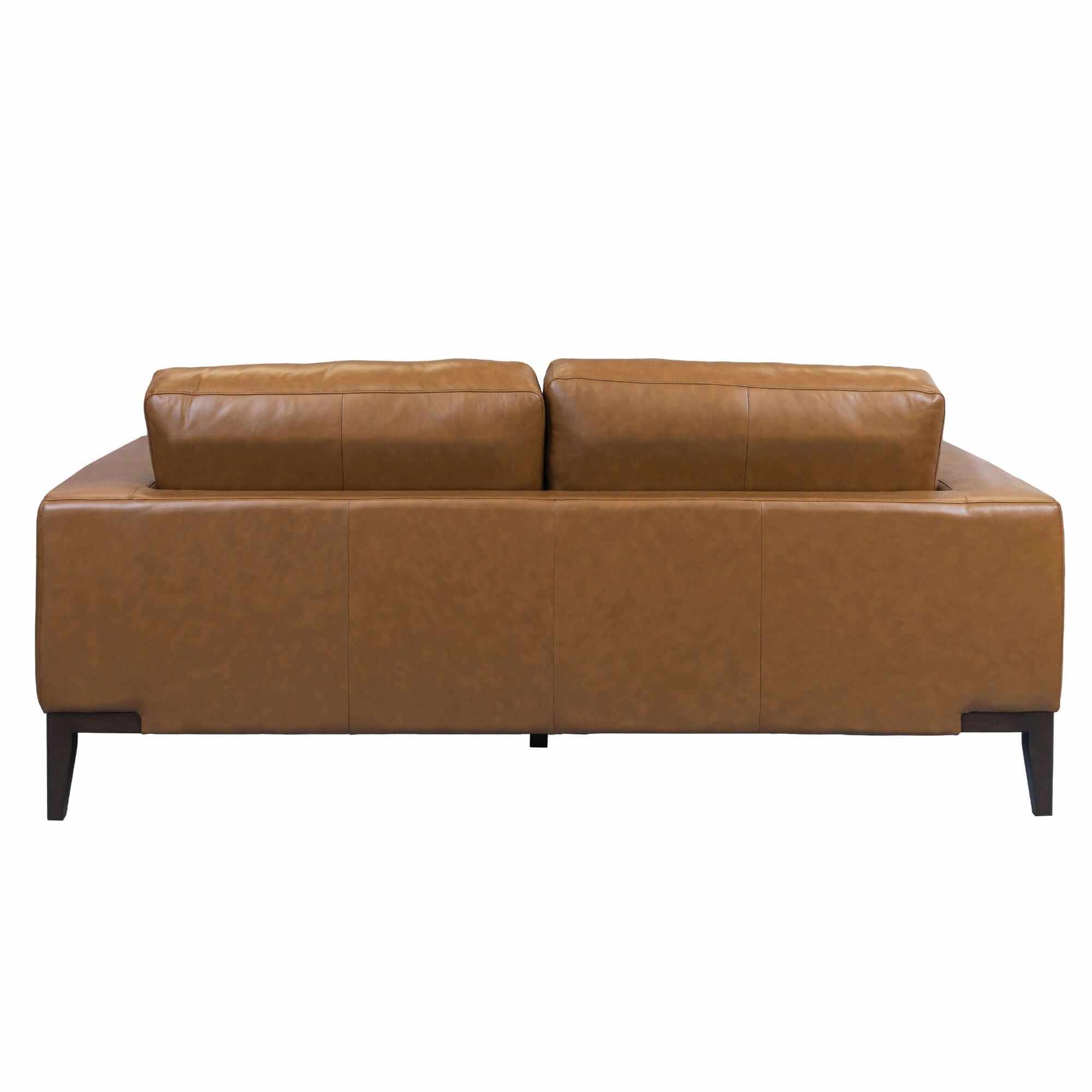 Lorenzo Upholstered Leather Sofa 2 And 3 Seater Lounge Set - Tan