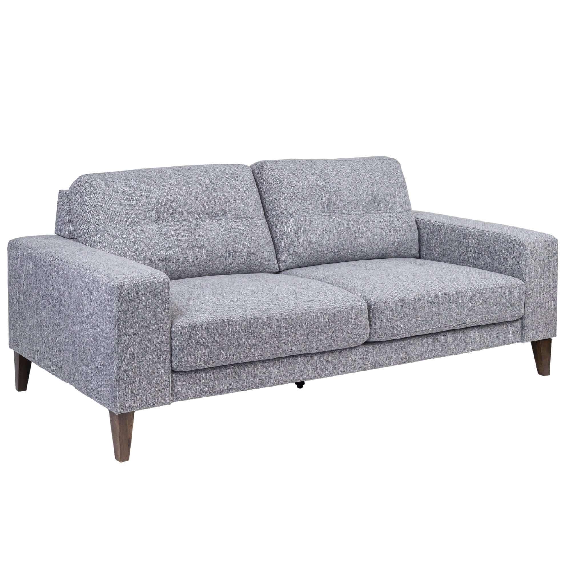 Juliet 2 + 3 Seater Sofa Set Soft Fabric Upholstered Lounge Couch Grey