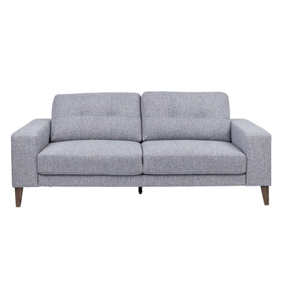 Juliet 2 + 3 Seater Sofa Set Soft Fabric Upholstered Lounge Couch Grey