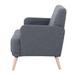 grey two seater sofa