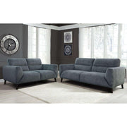 Monarch Fabric Uplholstered Two Piece Sofa Set 2 + 3 Seater Couch - Ch