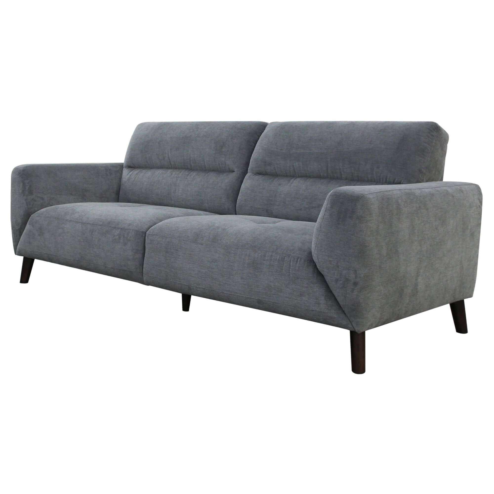 Monarch Fabric Uplholstered Two Piece Sofa Set 2 + 3 Seater Couch - Ch