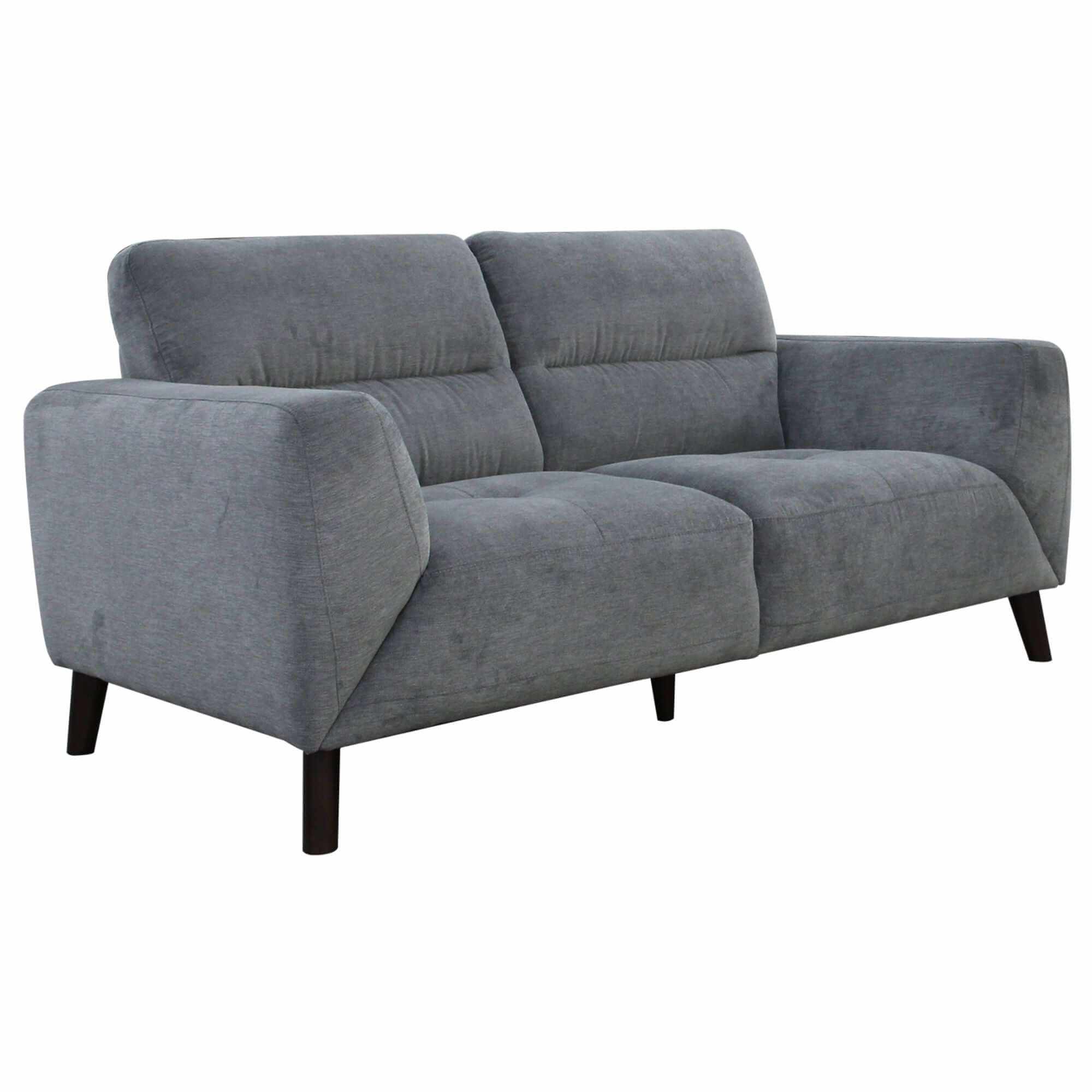 Monarch Fabric Uplholstered Two Piece Sofa Set 2 + 3 Seater Couch - Ch
