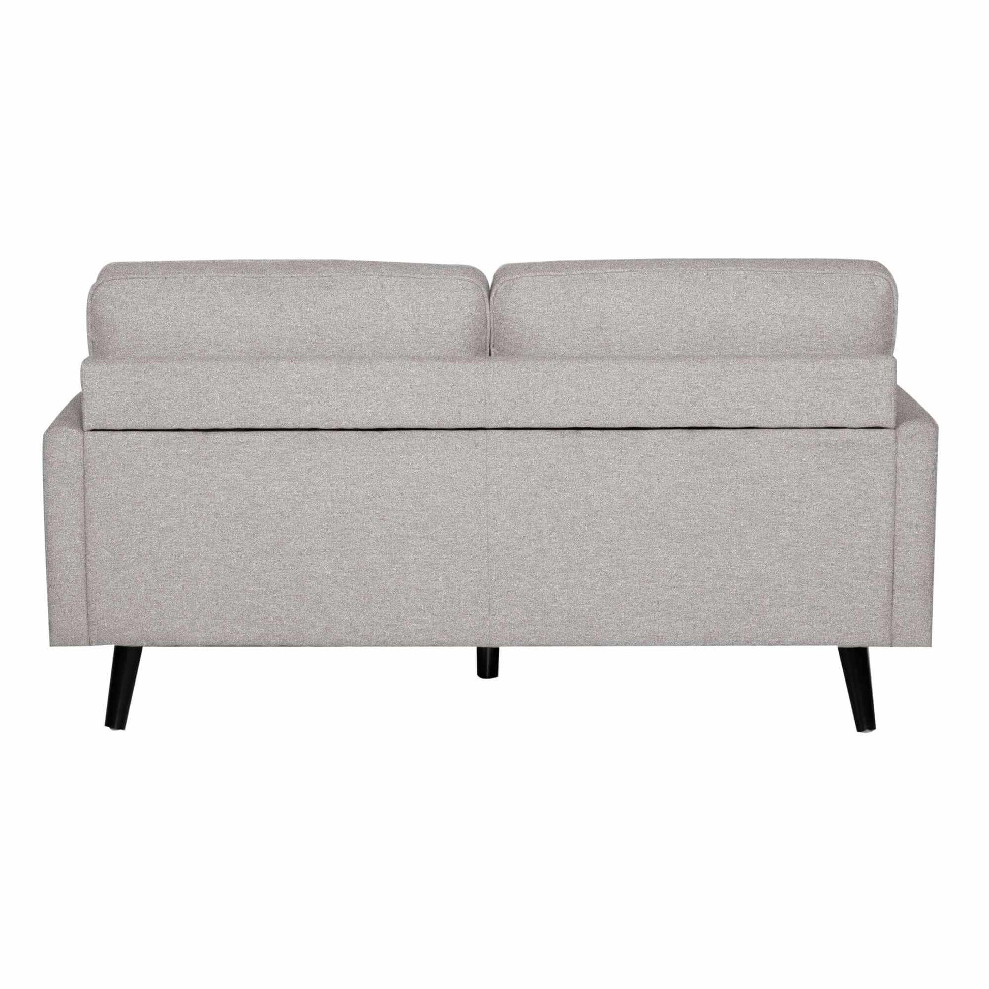 Lexi 2 + 2.5 Seater Fabric Upholstered Living Room Light Grey Couch