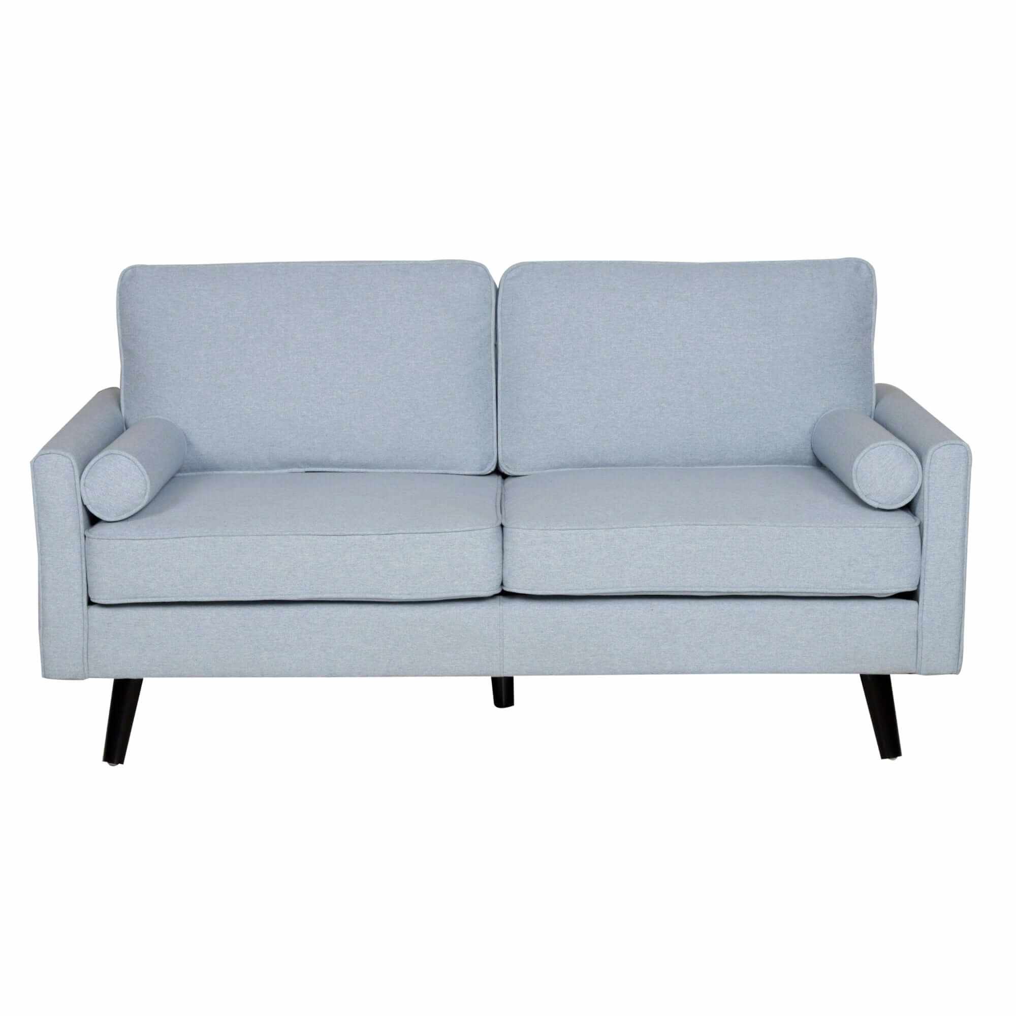 Lexi 2 + 2.5 Seater Fabric Upholstered Lounge Sofa Set - Light Blue