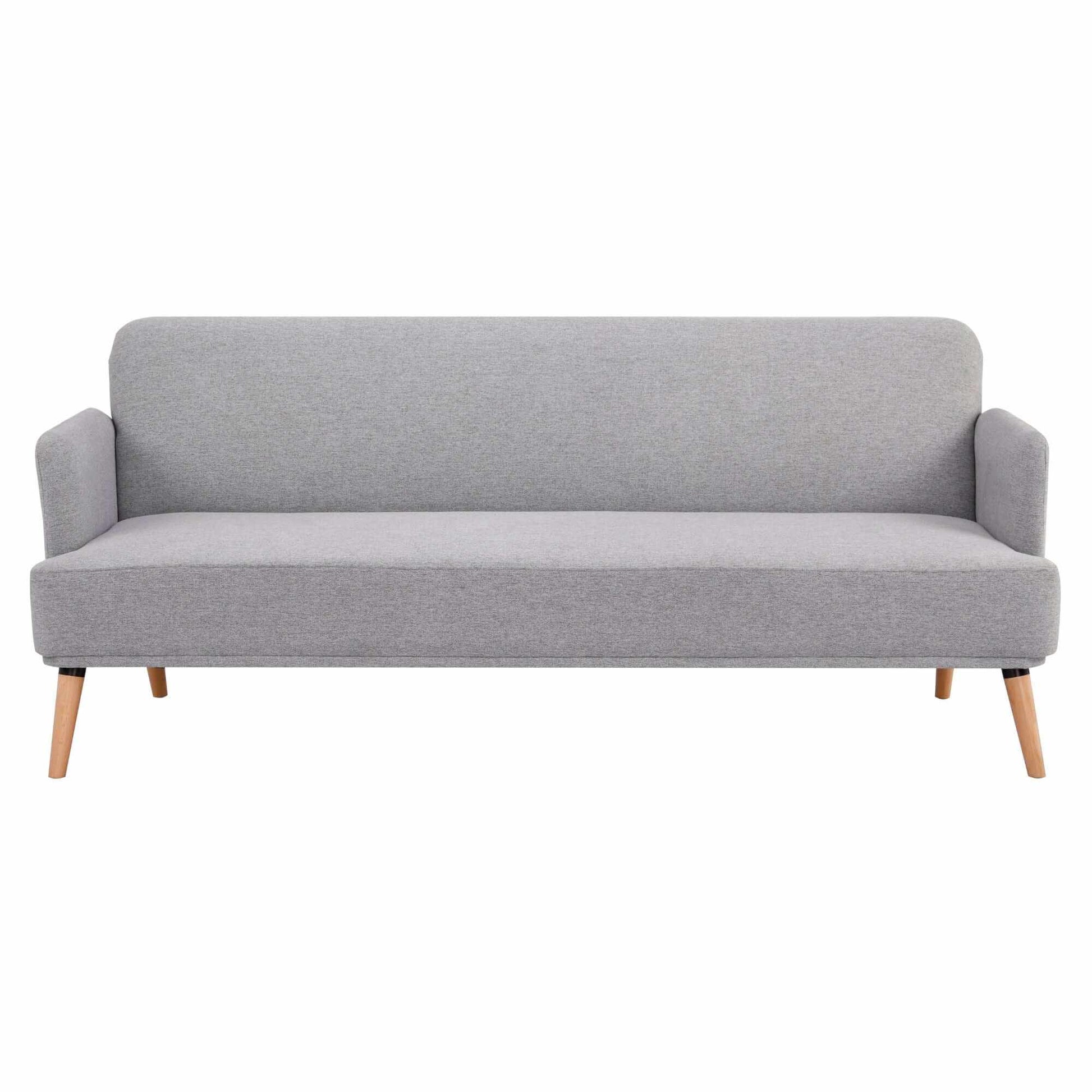 Merlin Grey Three Seater Couch