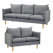 Sinatra Dark Grey 3 and 2 Seater Sofa