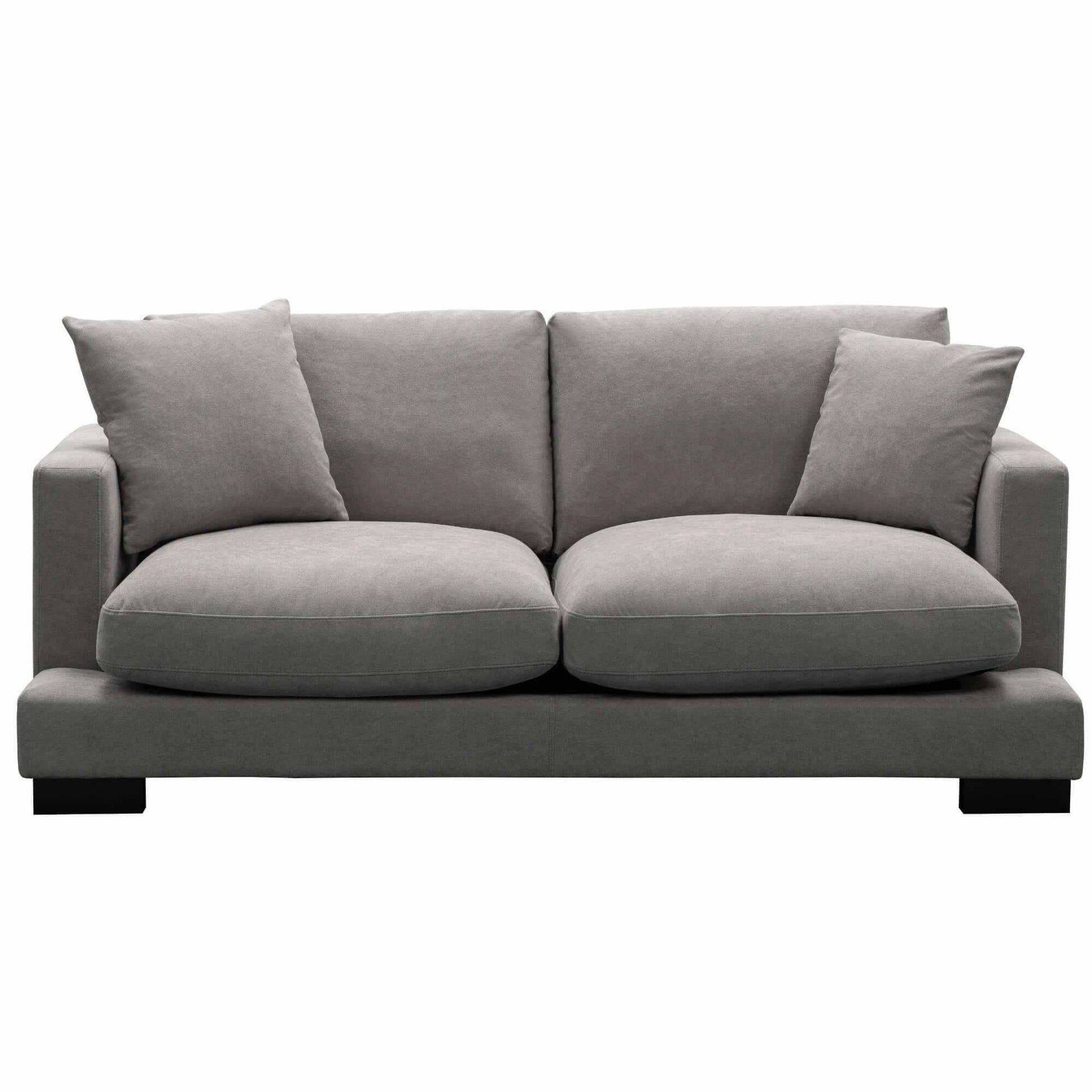 Royalty Fabric Upholstered 3 3 2 Sofa Set Left Chaise Couch - Grey