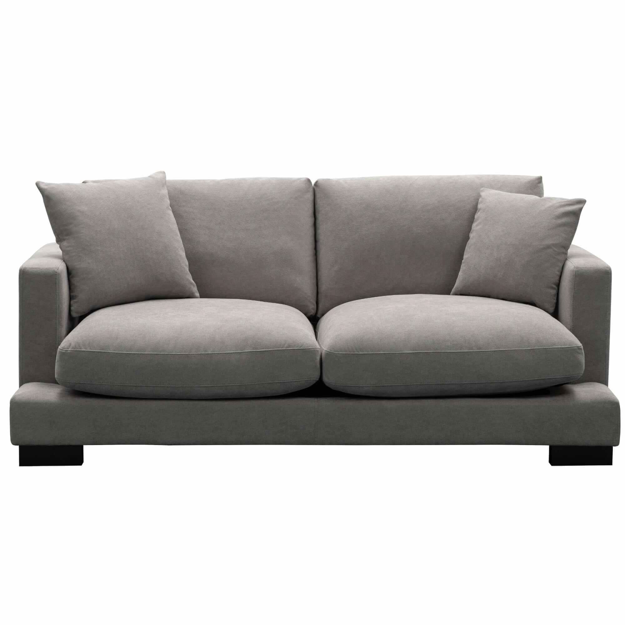 Royalty Fabric Upholstered 3 3 2 Sofa Set Left Chaise Couch - Grey