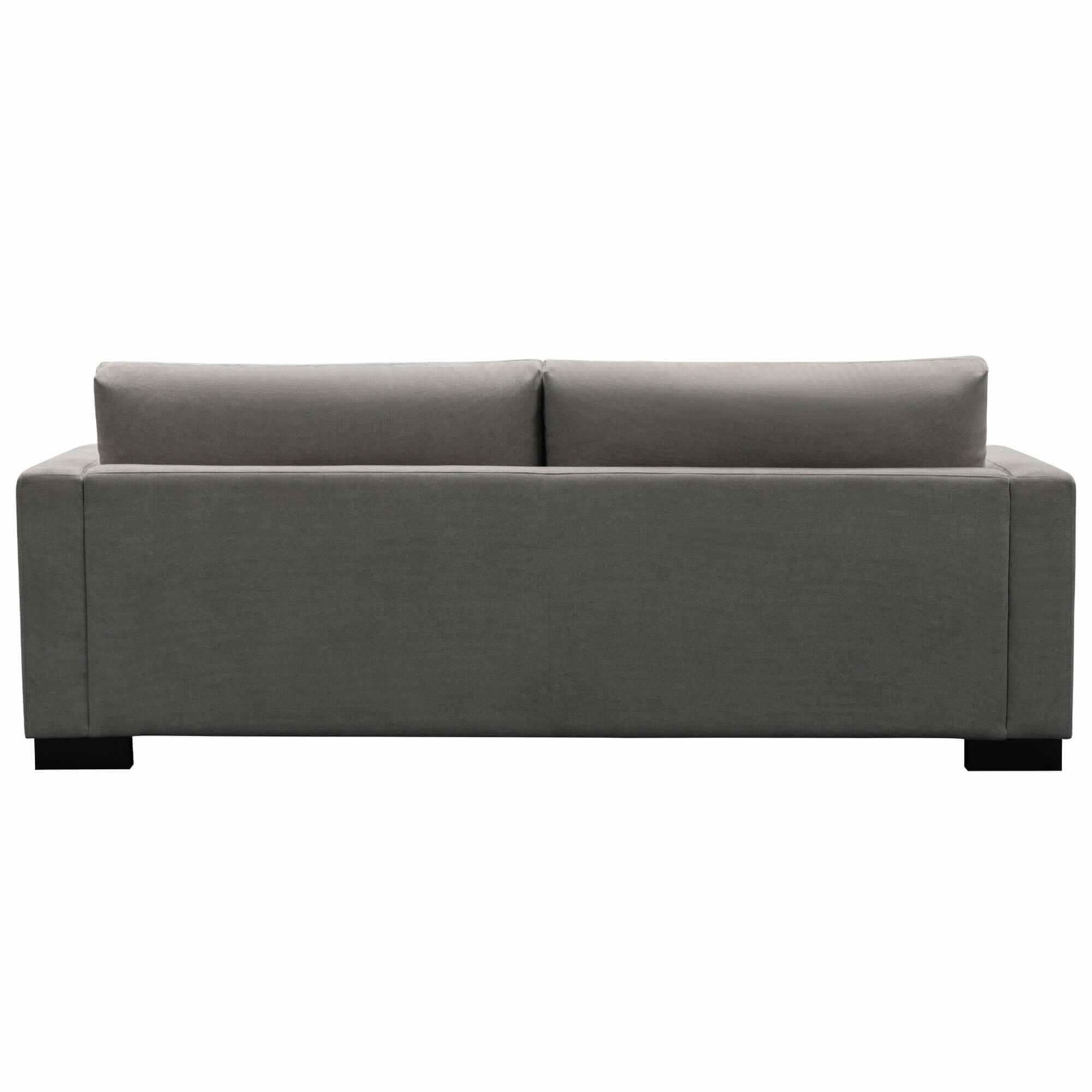 Royalty Fabric Upholstered 3 And 2 Seater Grey Sofa