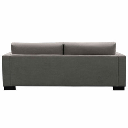 Royalty 3 Seater Sofa Fabric Upholstered Lounge Couch - Grey