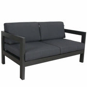 Outie Aluminium Frame Two Seater Outdoor Sofa - Charcoal