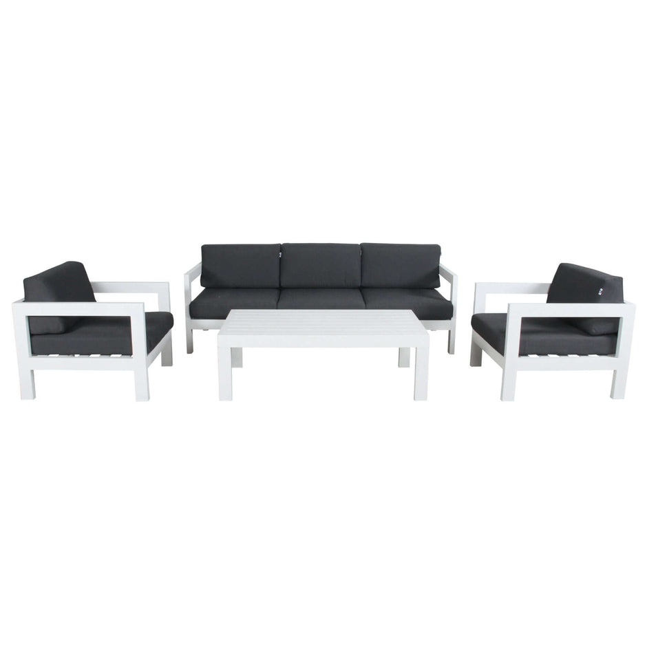 white sofa & Coffee Table Set