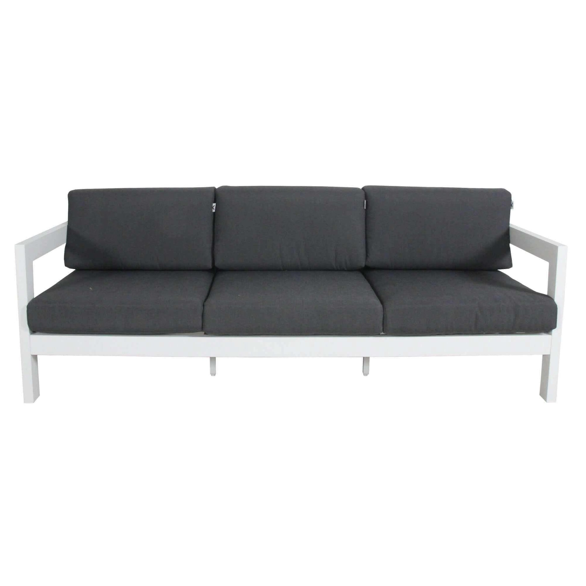 Outie 3pc Set 1+2+3 Seater All Weather Outdoor Sofa - White