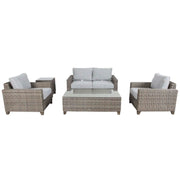 Sophy 2+1+1 Seater Outdoor Sofa Set Wicker Rattan