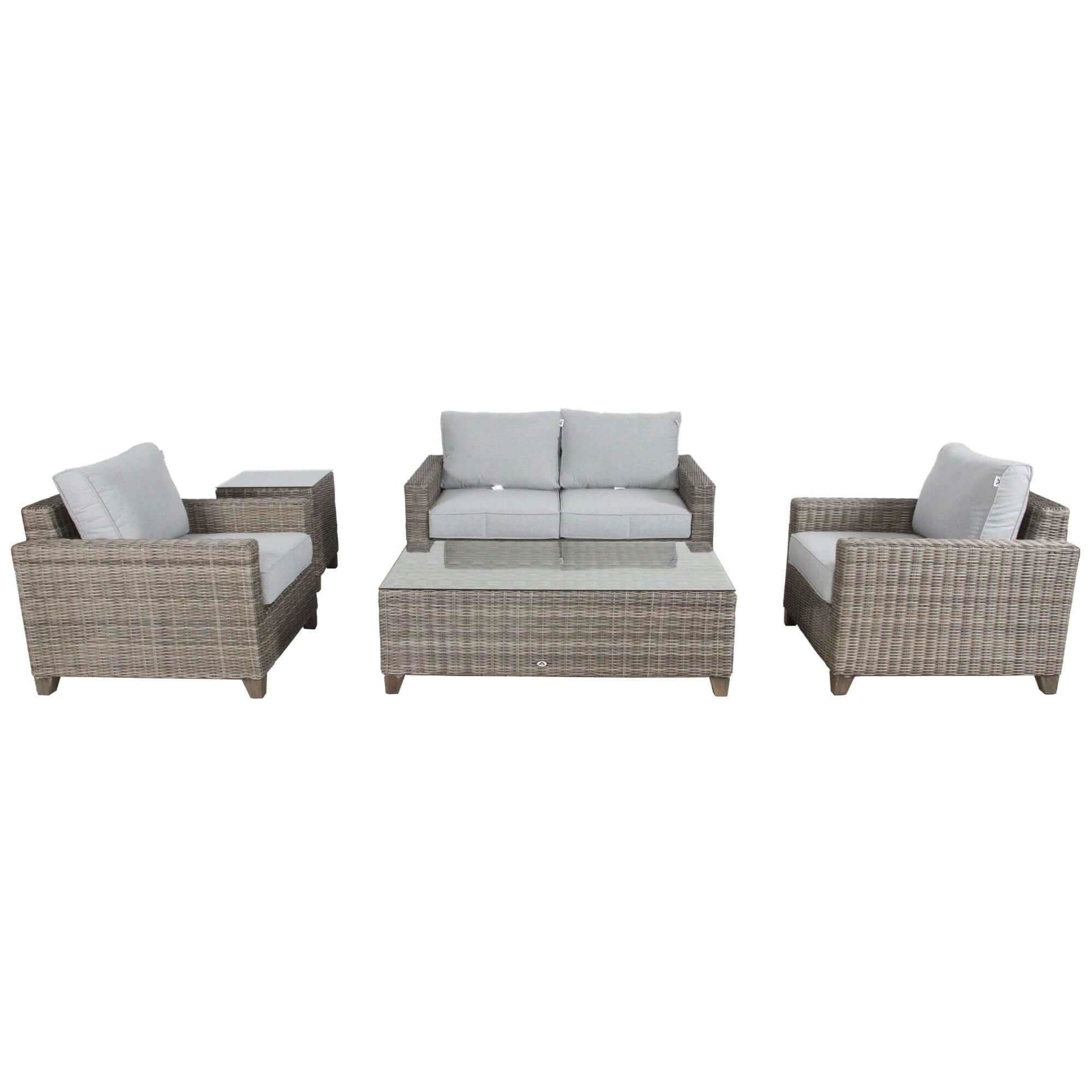 Sophy 2+1+1 Seater Outdoor Sofa Set Wicker Rattan