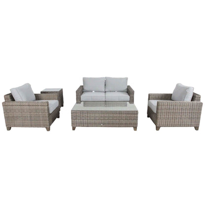 Sophy 2+1+1 Seater Wicker Rattan Outdoor Sofa Set Coffee Side Table Ch