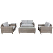 outdoor sofa set wicker 