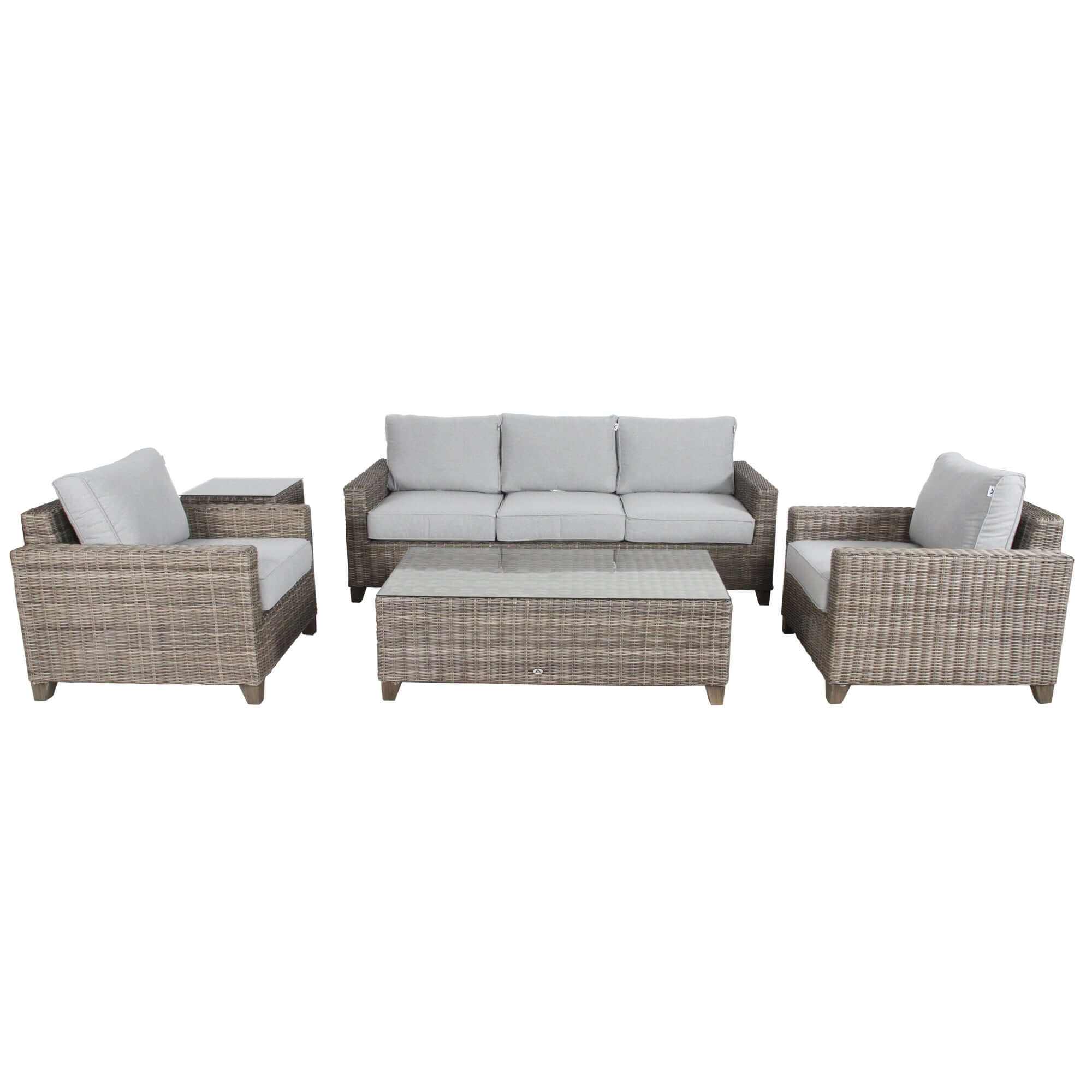 wicker outdoor couch set