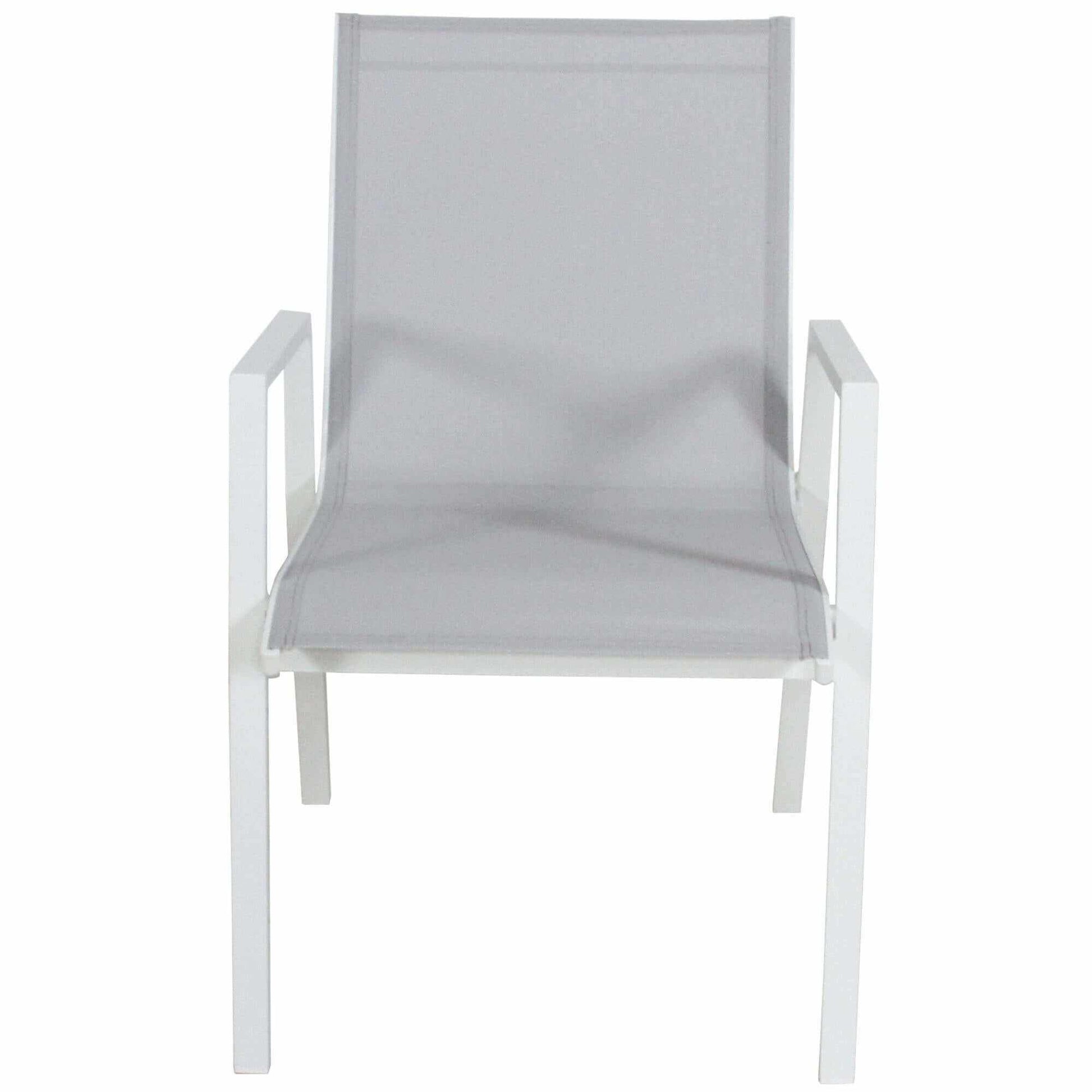 Iberia 13pc 230-345cm Aluminium White Outdoor Dining Set Table and Cha