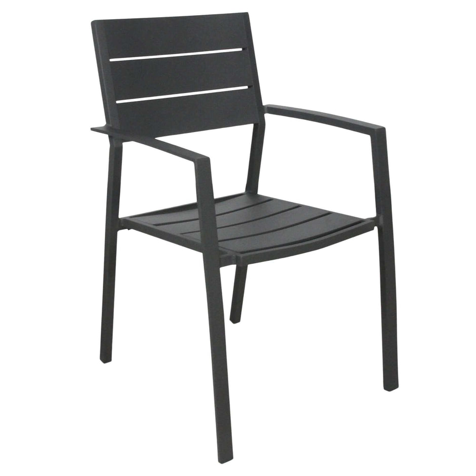 outdoor dining chairs grey 