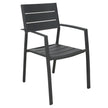 outdoor dining chairs grey 