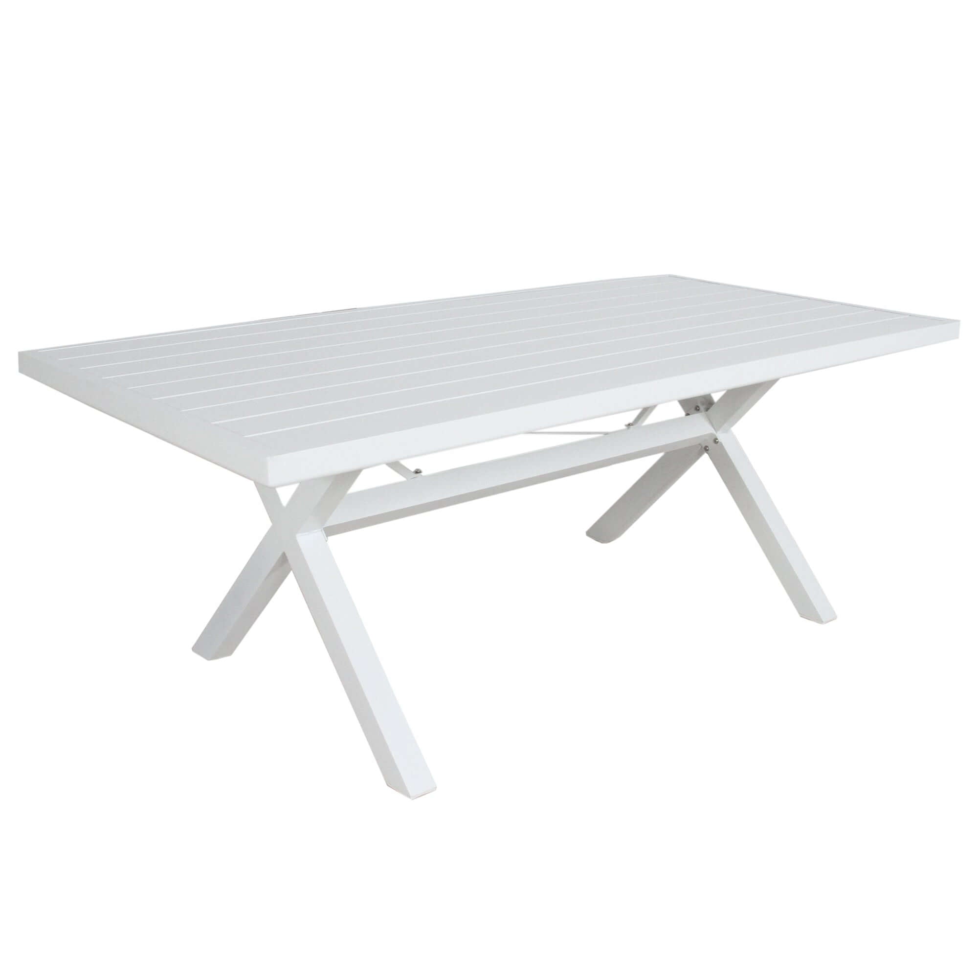 white outdoor dining set