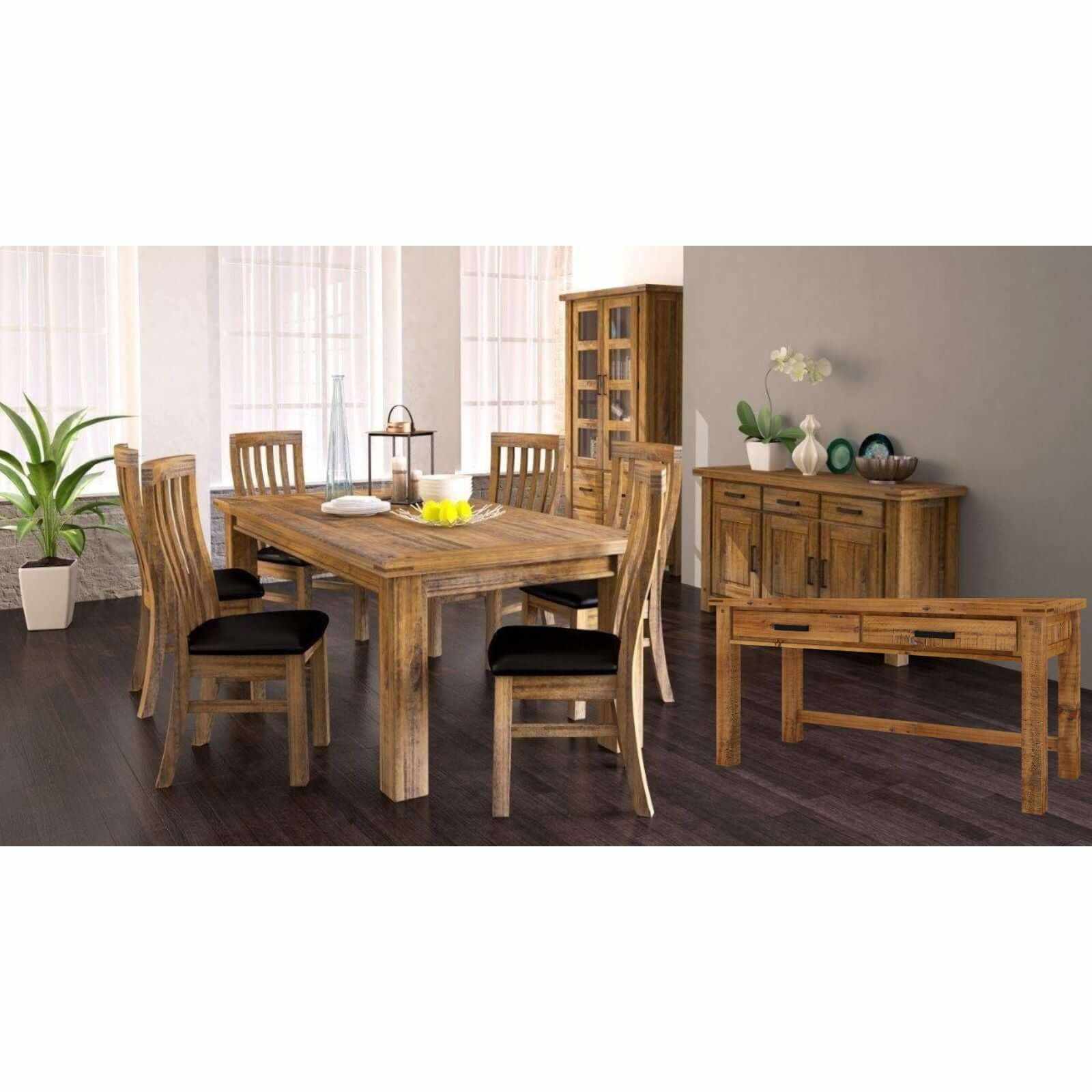 Teasel 160 cm Computer Desk Solid Pine Wood