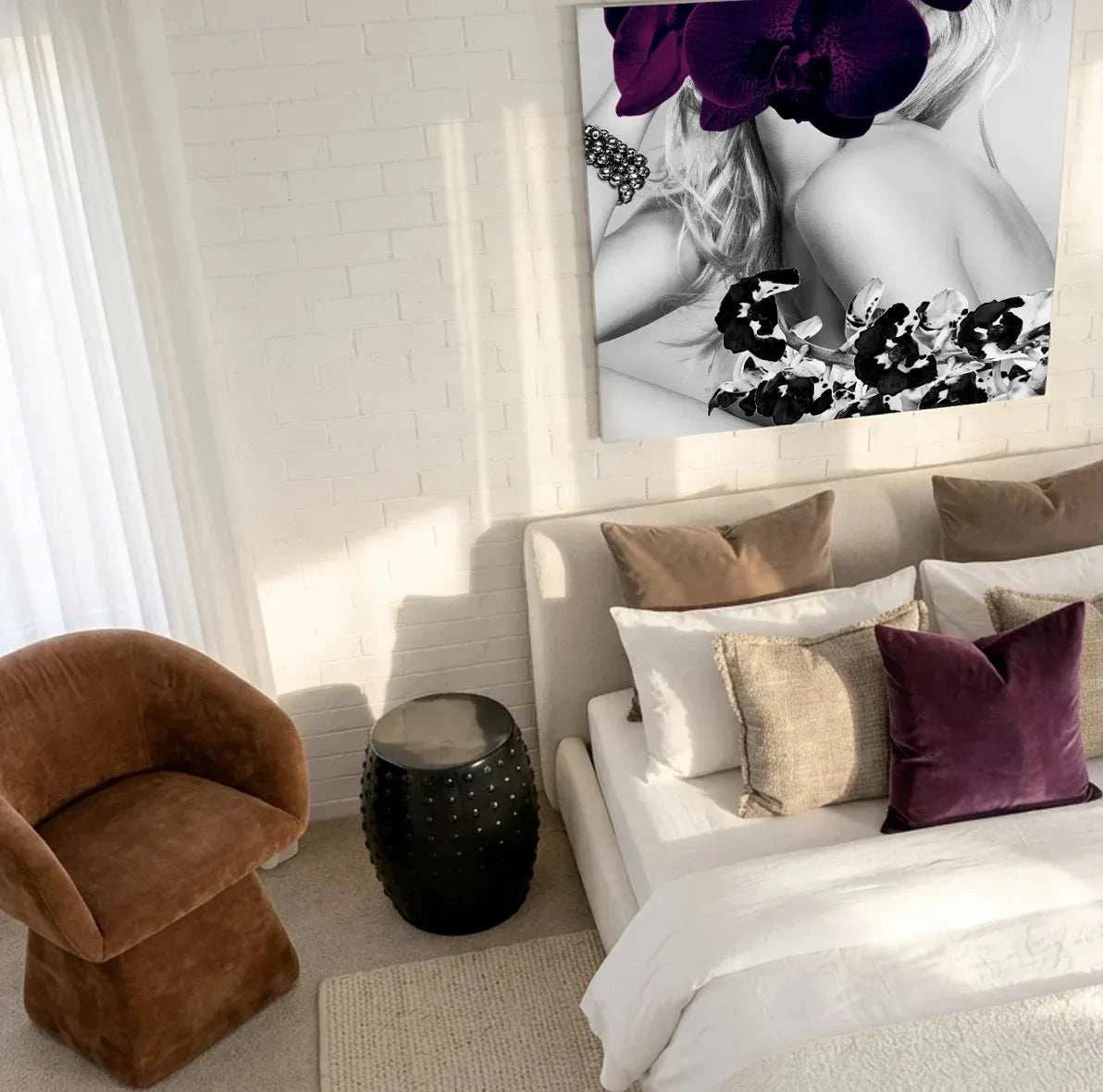 Interior Ave - Atelier Noir Studded Side Table - Black