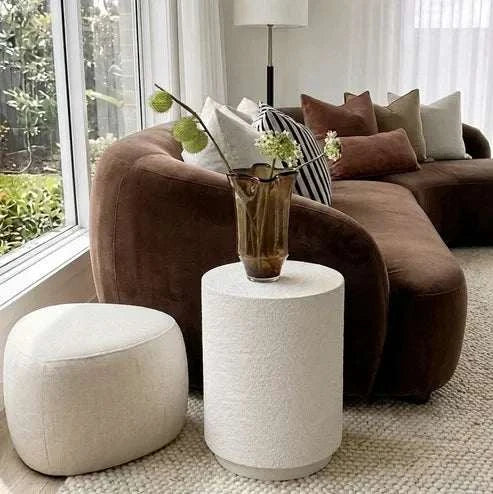 Interior Ave - Muse Textured Side Table - Fossil