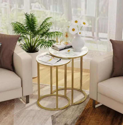 Interior Ave - Deva Gold Nested Side Table Set