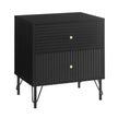 black nightstand