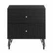 black nightstand