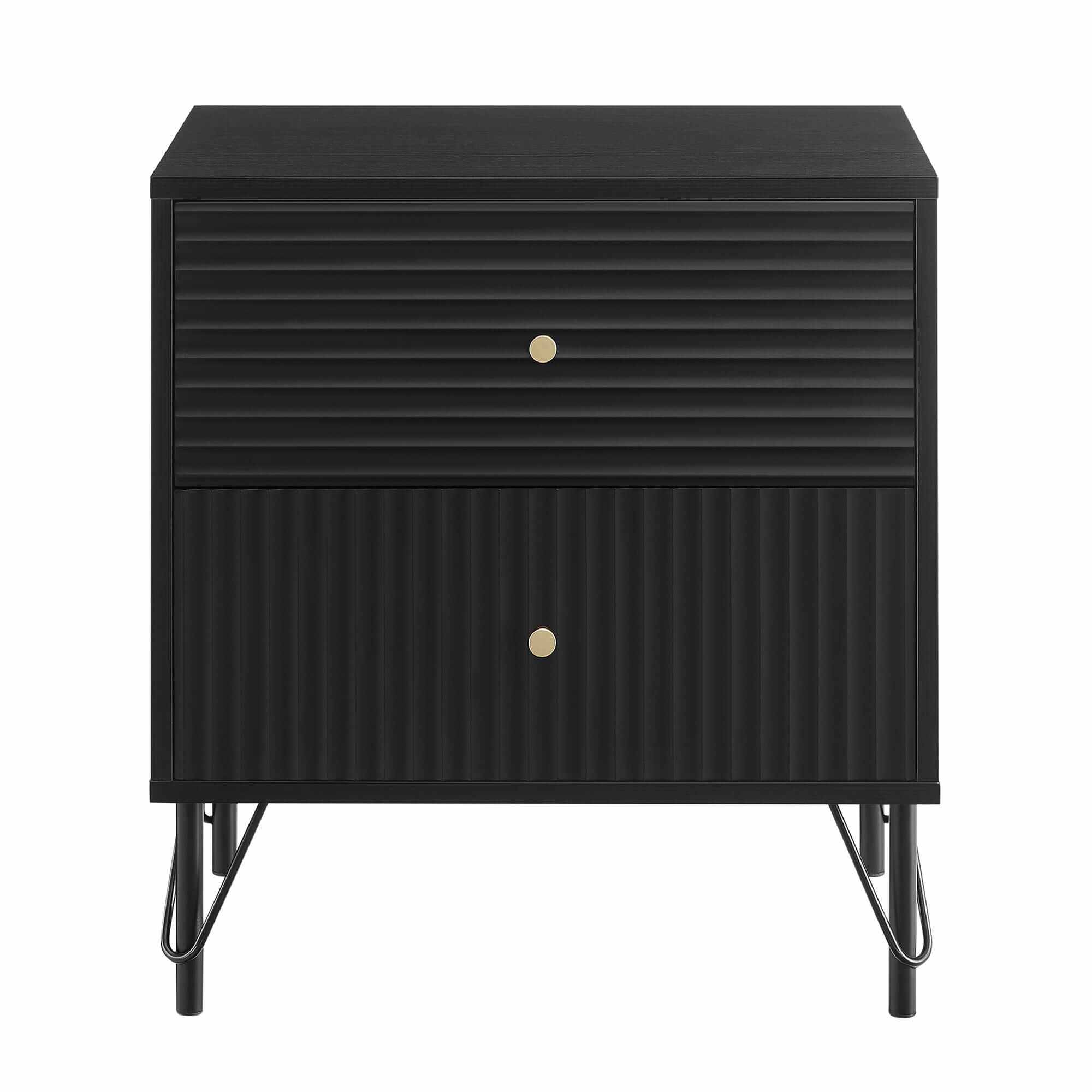 black nightstand