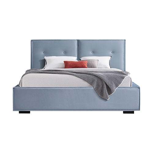 Estella 4pc Fabric Upholstered Bedroom Set Queen