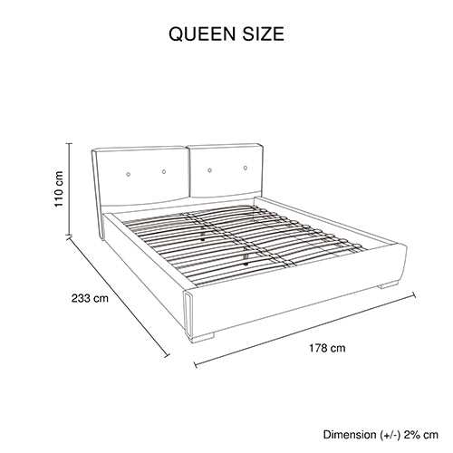 Estella 4pc Fabric Upholstered Bedroom Set Queen