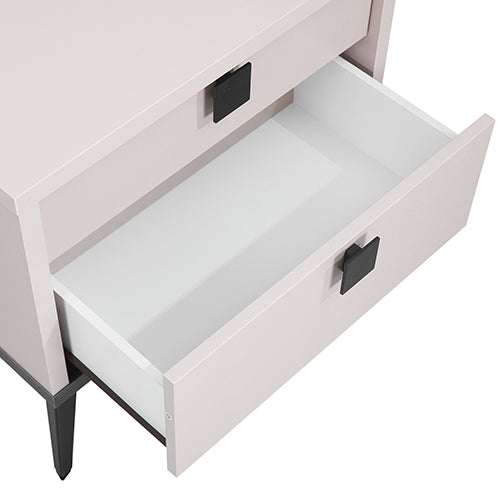 Queen 4 Pcs Bedroom Suite with Tallboy Fabric Upholstery MDF Combinati