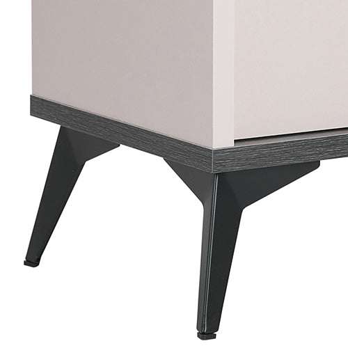 Queen 4 Pcs Bedroom Suite with Tallboy Fabric Upholstery MDF Combinati