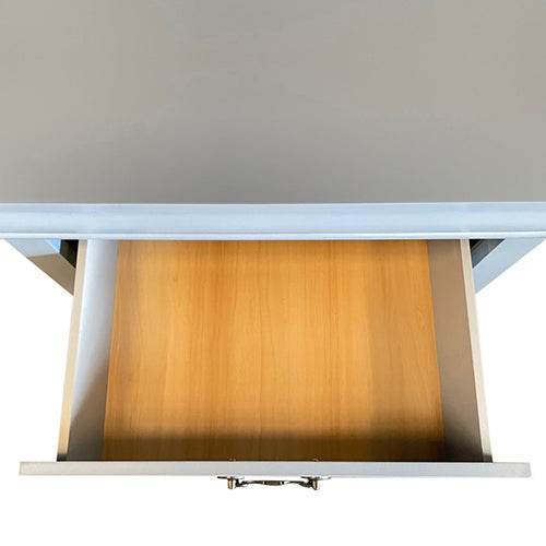 5 Pieces King Bedroom Suite in Solid Wood - Grey Colour