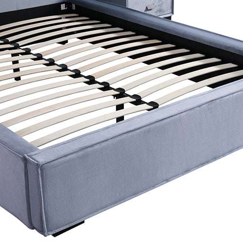 Estella Queen Bed Frame Contemporary Upholstered Bed