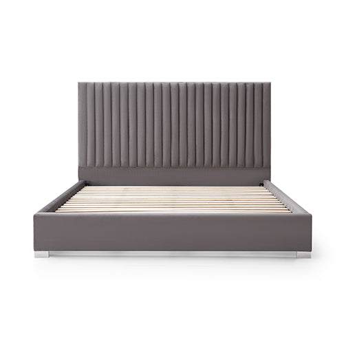 Hillsdale Polyester Fabric Upholstered King Bed Frame