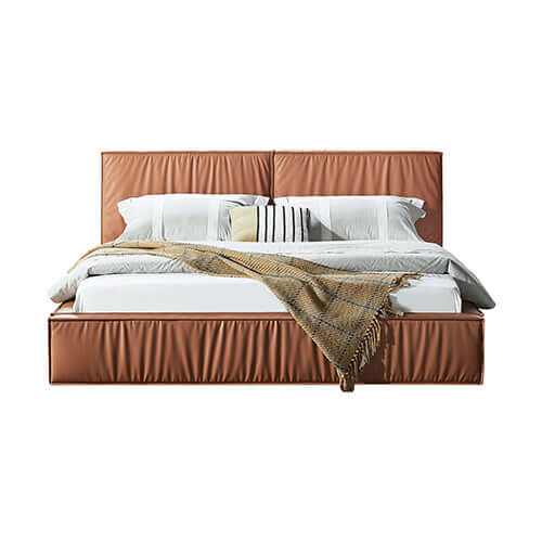 Louis King Size leather Bed Frame