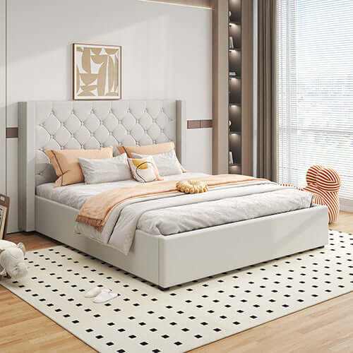 gas lift king bed