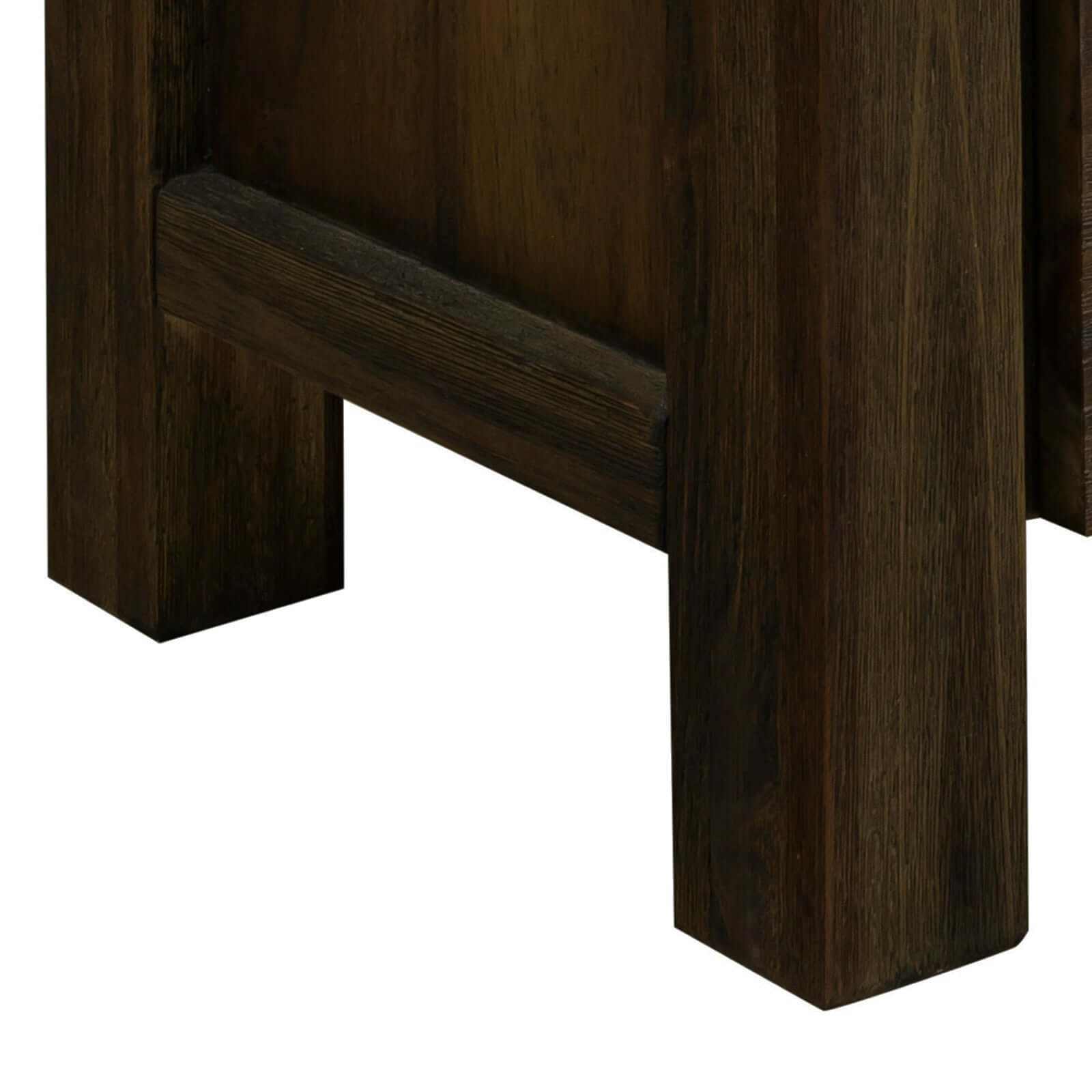 Solid Wooden Sideboard in Chocolate Colour With Drawers